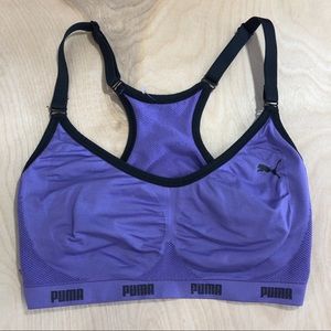 Puma Sports Bra Purple